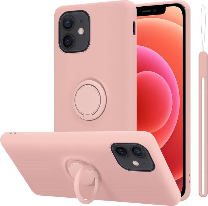 Actual product image Cadorabo TPU Liquid Ring Silicone Case Cover (Apple iPhone 12 mini)