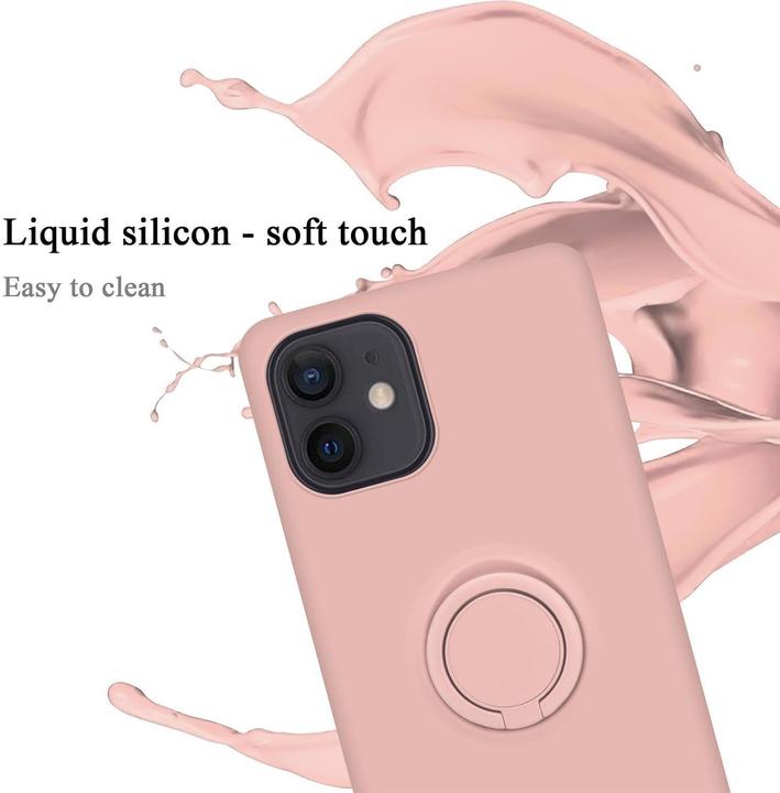 Actual product image Cadorabo TPU Liquid Ring Silicone Case Cover (Apple iPhone 12 mini)