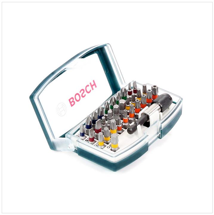 Image du produit Bosch Professional Zubehör Set d'embouts de vissage (Croix Phillips PH M1, Croix Phillips PH M2, Croix Phillips PH M3, Croix Pozidriv PZ M1, Croix Pozidriv PZ M2, Croix Pozidriv PZ M3, Hexagone (hexagonal) M3, Hexagone (hexagonal) M4, Hexagone (hexagonal) M5, Hexagone (hexagonal) M6, Fente de vis M3, Fente de vis M4, Fente de vis M5, Fente de vis M6)