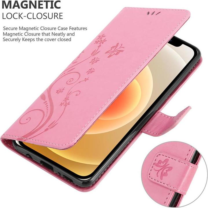 Immagine prodotto Cadorabo Copertina del libro a fiori (Apple iPhone 12 mini)