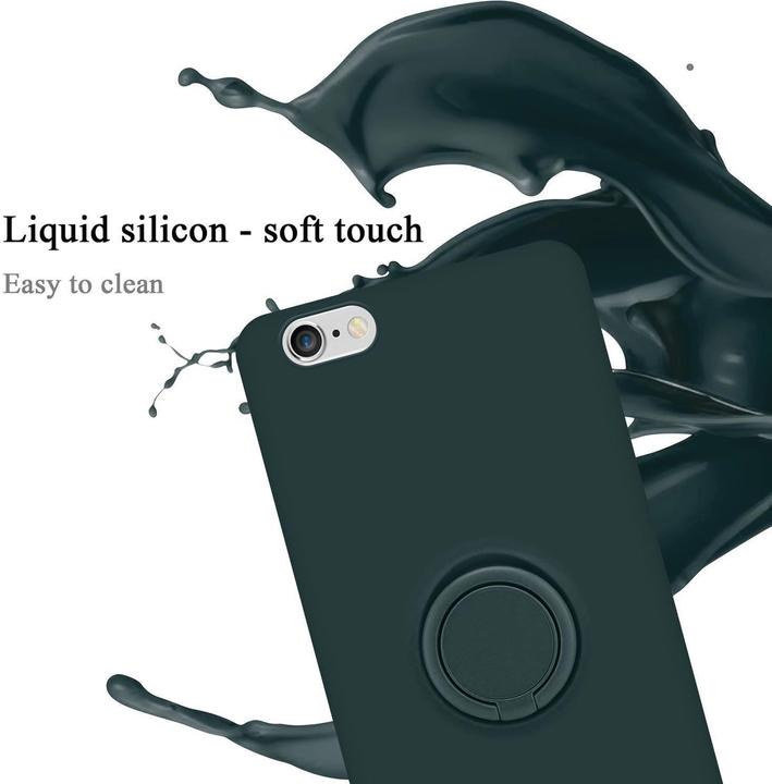 Productafbeelding Cadorabo TPU Vloeibare Ring Silicone Hoesje (Apple iPhone 6)
