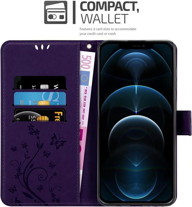 Image du produit Cadorabo Pochette Flower Book (Apple iPhone 12, Realme 12 Pro+)