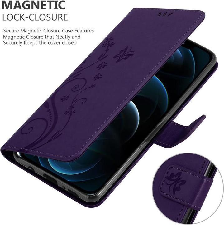 Image du produit Cadorabo Pochette Flower Book (Apple iPhone 12, Realme 12 Pro+)