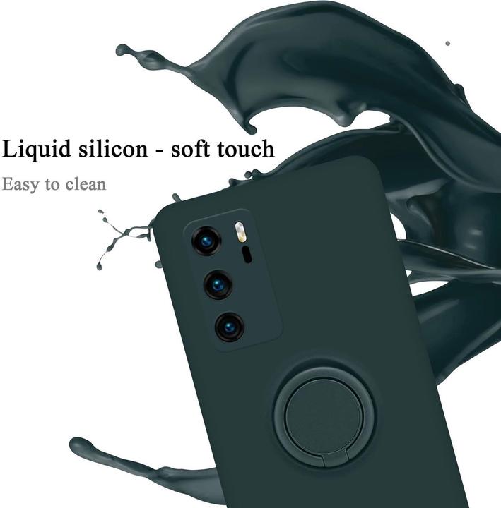 Actual product image Cadorabo TPU Liquid Ring Silicone Case Cover (Huawei P40)