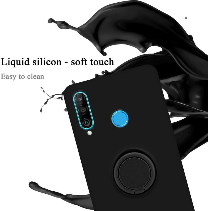 Actual product image Cadorabo TPU Liquid Ring Silicone Case Cover (Huawei P30 Lite)