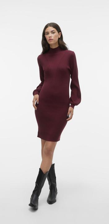 Actual product image Vero Moda VMRAINA LS HIGHNECK ABOVE KNEE DRESS GA Knitted Dress (XL)