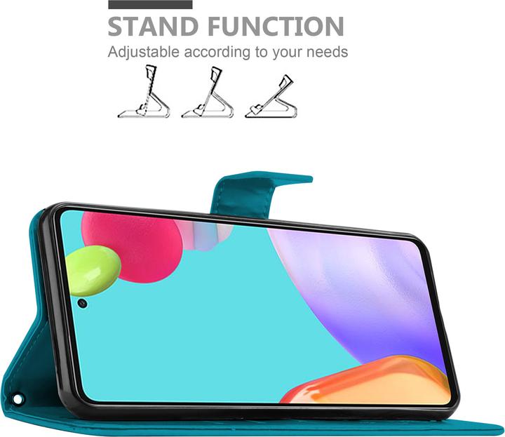 Immagine prodotto Cadorabo Copertina del libro a fiori (Samsung Galaxy A52, Samsung Galaxy A52 5G, Samsung Galaxy A52s 5G)