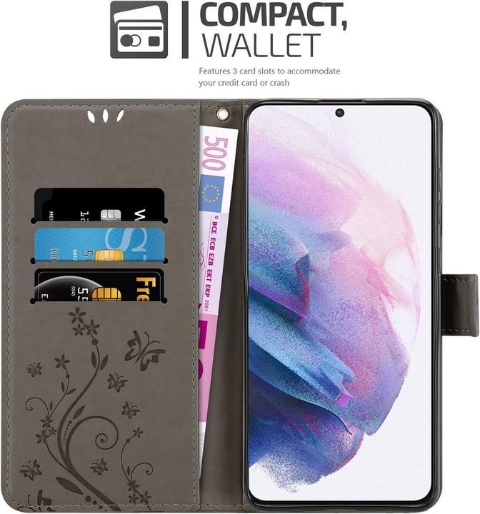 Image du produit Cadorabo Pochette Flower Book (Samsung Galaxy S21+)