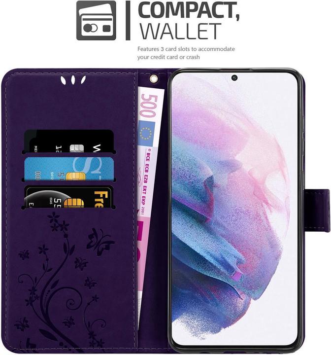 Image du produit Cadorabo Pochette Flower Book (Samsung Galaxy S21 5G)