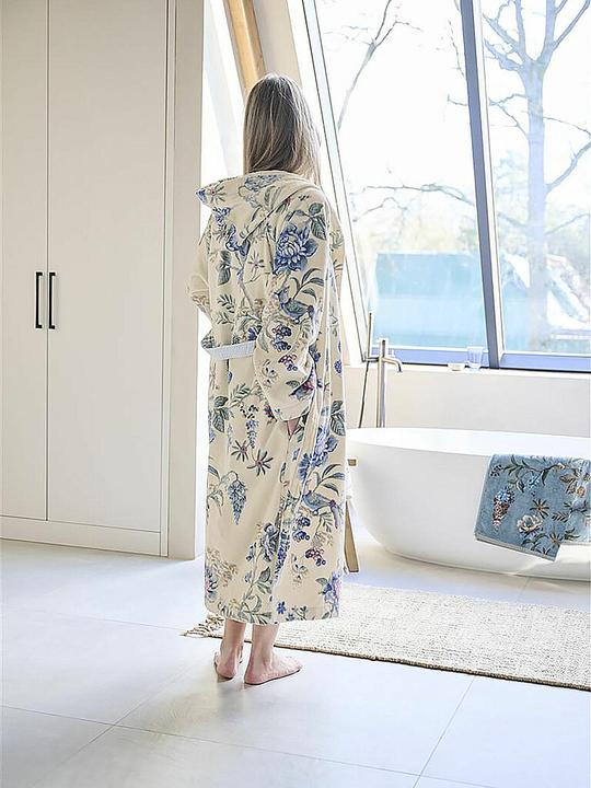 Produktbild PIP Studio Secret Garden Bademantel white blue L (1Stück) (L)