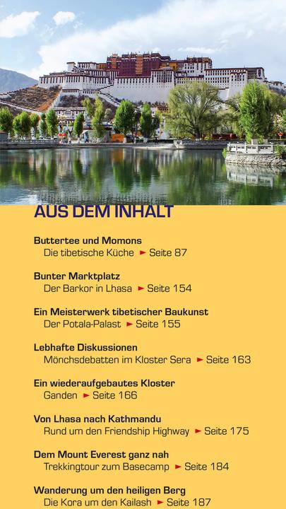 Produktbild Reiseführer Tibet (Deutsch, Andreas von Hessberg, 2020)