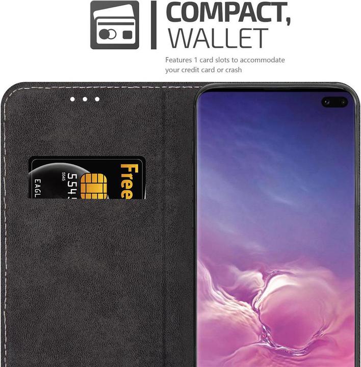 Actual product image Cadorabo X-Wallet faux leather suit cover (Samsung Galaxy S10+)