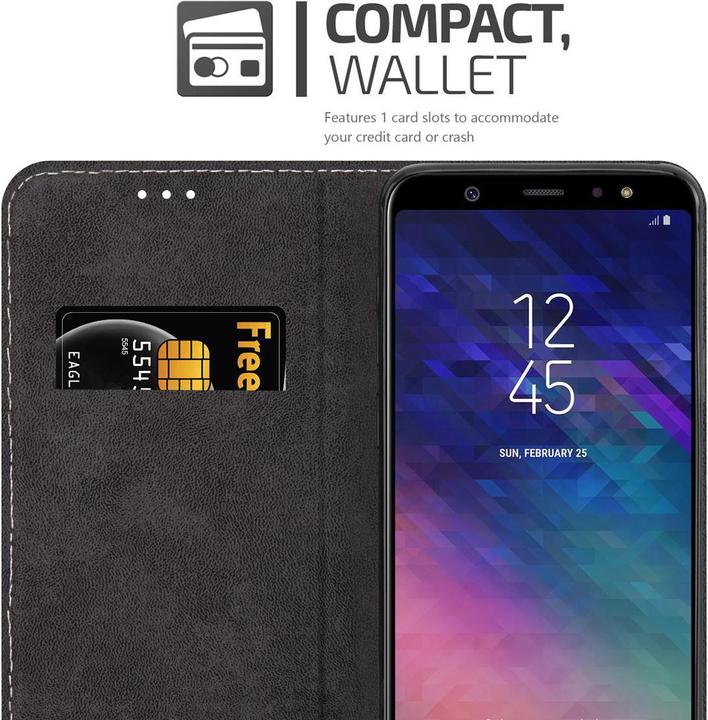 Produktbild Cadorabo X-Wallet Kunstlederkombi Hülle (Samsung Galaxy A6+)