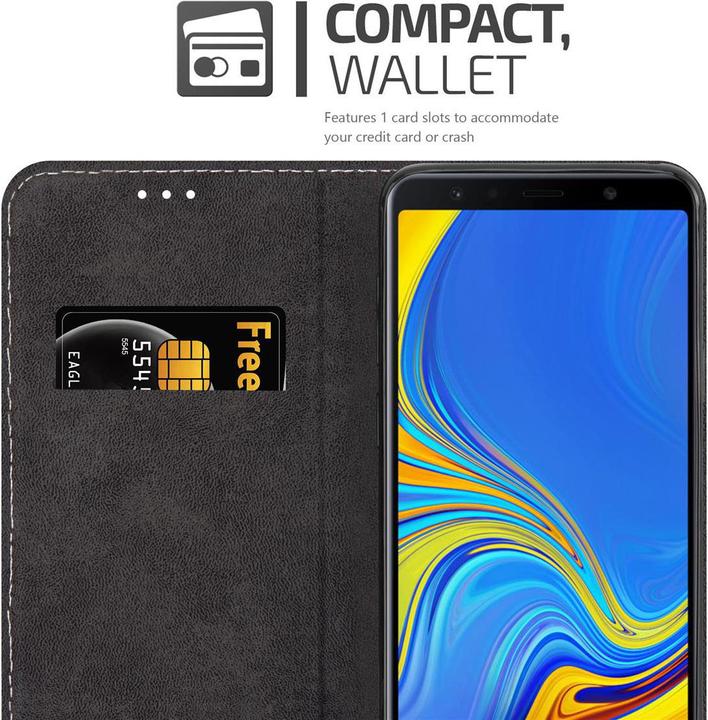 Productafbeelding Cadorabo X-Wallet hoes voor kunstleer pak (Samsung Galaxy A7 (2018))