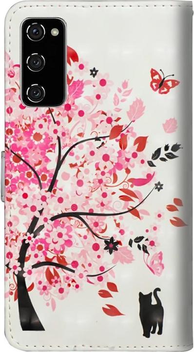 Image du produit Cover-Discount Galaxy S20 FE - Étui Effet pailleté Arbre Rose (Samsung Galaxy S20 FE)
