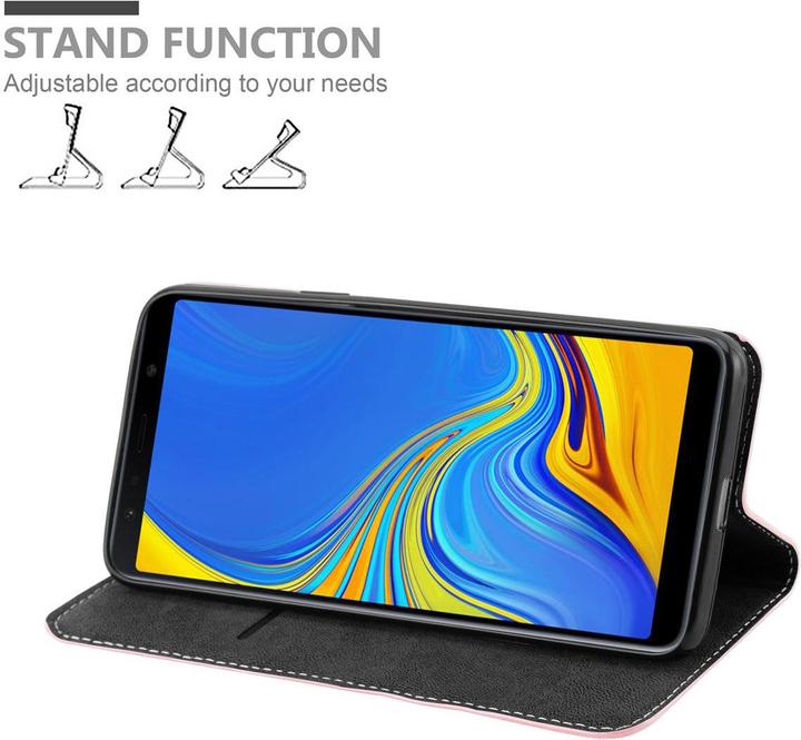 Productafbeelding Cadorabo X-Wallet hoes voor kunstleer pak (Samsung Galaxy A7 (2018))