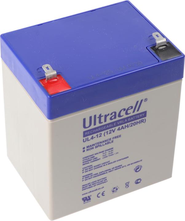 Actual product image Ultracell Akku UL4-12 AGM Blei Gel (12 V, 4 Ah)