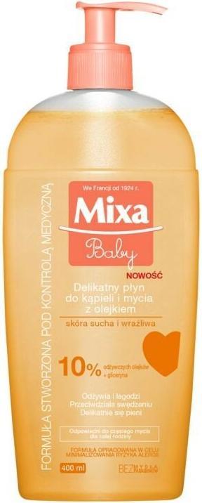 Mixa Baby Gentle Bath And Wash Made Of Oil 400Ml