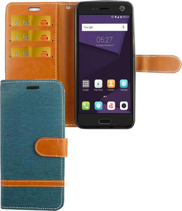 Actual product image König Design Case Mobile Protection for ZTE Blade V8 Case Cover Wallet Case Mobile Cover New (ZTE Blade V8)