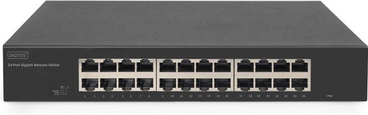 Actual product image Digitus 24-port Gigabit switch, 19-inch, unmanaged (24 Ports)