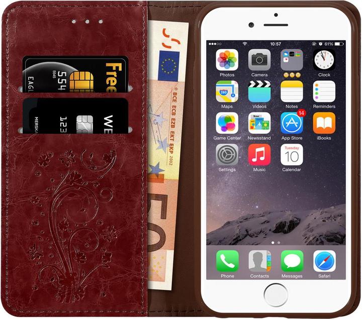 Actual product image Cadorabo Book cover with ornaments (Apple iPhone 6 Plus)