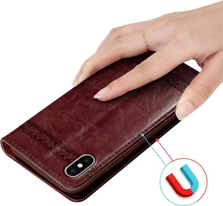 Actual product image Cadorabo Book cover with ornaments (Apple iPhone XS Max)