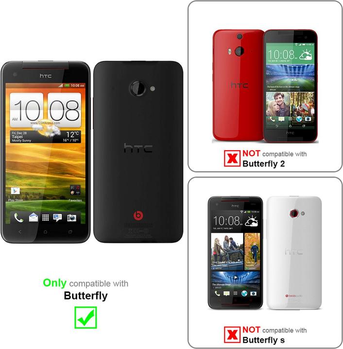 Produktbild Cadorabo 4x Schutzfolie (1 Stück, HTC Butterfly)