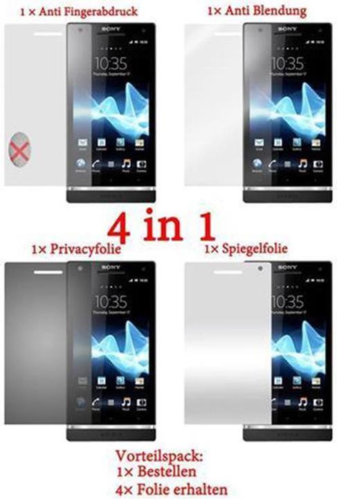 Image du produit Cadorabo 4x film de protection (1 pièce(s), Sony Xperia S)