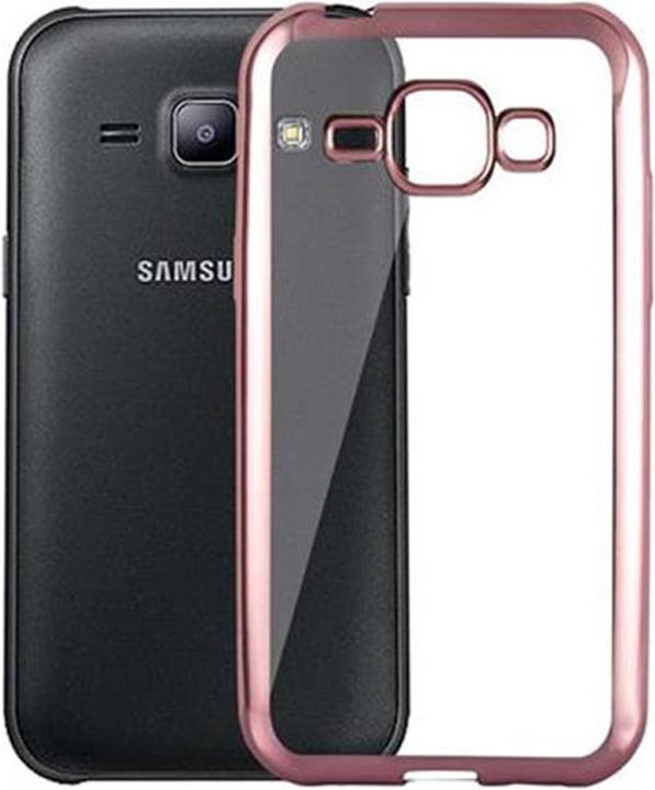 Produktbild Cadorabo TPU Cover Ultra Slim Chrome (Samsung Galaxy J1)