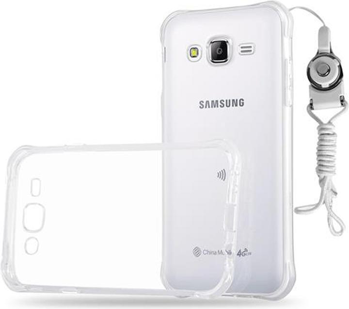 Productafbeelding Cadorabo TPU hoes Ultra Slank Klein Taillekoord (Samsung Galaxy J5 (2015))