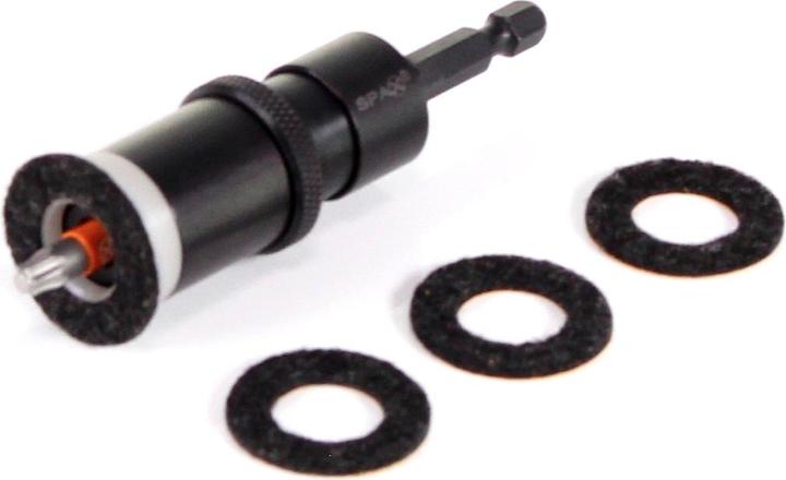Image du produit Spax Drive Stop Butée de profondeur Support 1/4" avec embout T25 et Rondelles feutre (Six pans creux TX M25)