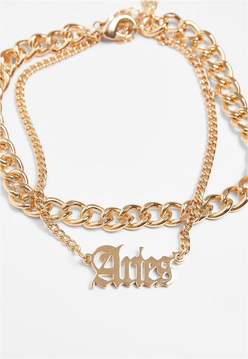 Actual product image Urban Classics Zodiac Golden Anklet - 17154 (20% stainless steel, 80% Iron)