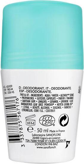 Immagine prodotto Sanoflore Pureté de Lin Deodorante Roll-On (Roll-on, 50 ml)