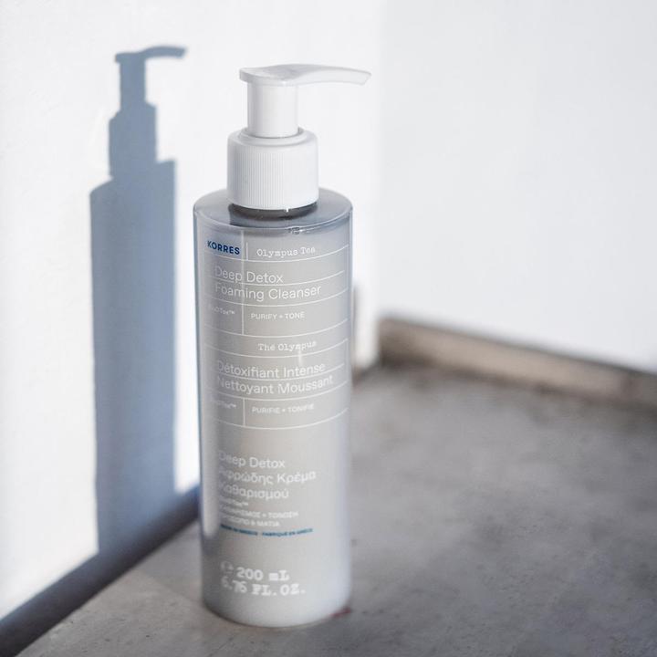 Actual product image Korres Olympus Tea Deep Detox Foaming Cleanser (Foam, 200 ml)