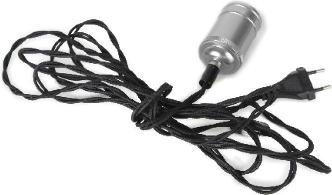 Immagine prodotto Scharnberger+Hasenbein 88898 Cavo tessile da 3,5 m con presa E27 (E27)