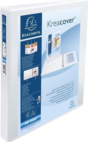 Image du produit Exacompta 51842E, A4, blanc, 3 cm, 4,9 cm, 275 mm, 320 mm (A4, 47 mm, 10 pièce(s))