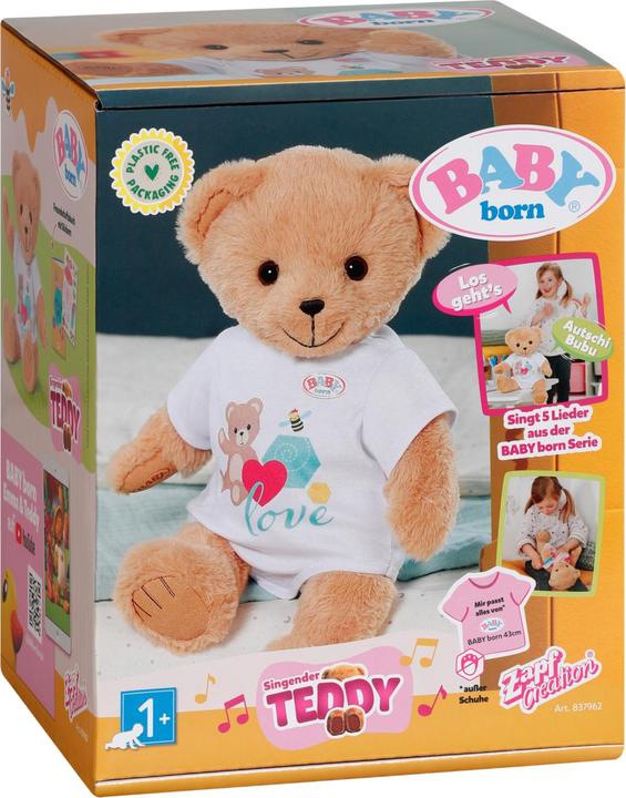 Produktbild Zapf Creation BABY born Singender Teddy Deutsch