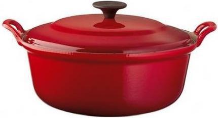 Actual product image Le Creuset Creuset Faitout Braadpan 32 cm Kersenrood (32 cm, Casserole + Stewpot, Stainless steel)