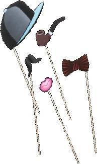 Produktbild Folia Partyfoto Accessoires (200 g/m², 25 x, A4)