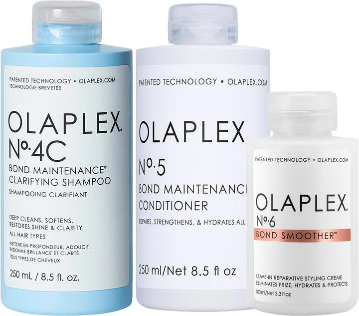 Produktbild Olaplex Trio Repair Set No.4C Shampoo + No.5 Conditioner + No.6 Leave In (Haarpflege set)