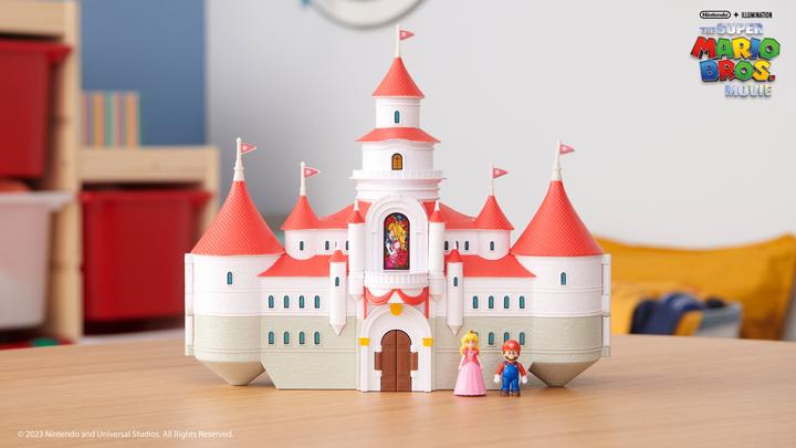 Immagine prodotto Jakks Pacific Super Mario Movie - Mini mondo DLX Castello di Peach (417154)
