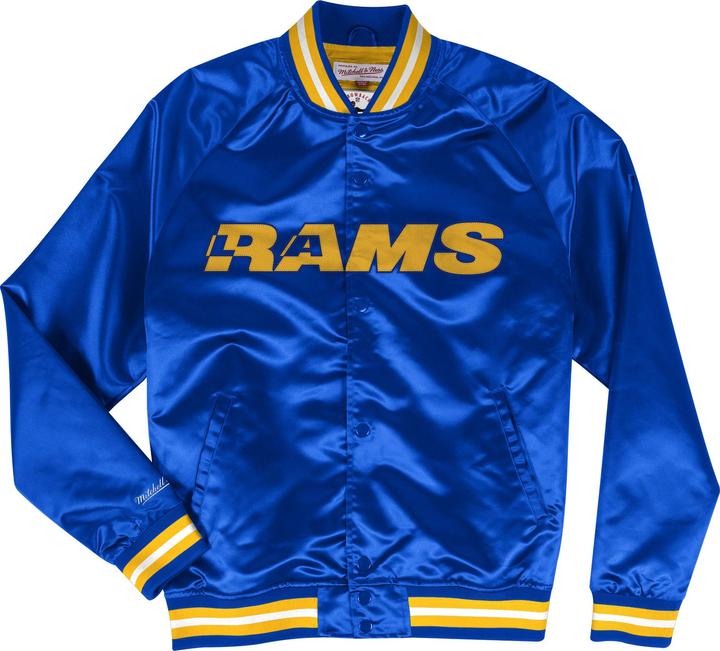 Produktbild Mitchell & Ness Leichte Jacke aus Satin Los Angeles Rams (S)