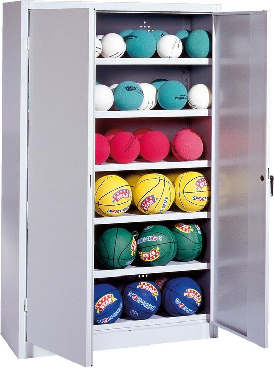 Produktbild C+P Ballschrank (HxBxT: 195x120x50 cm, mit Vollblech-Flügeltüren, Typ 3)