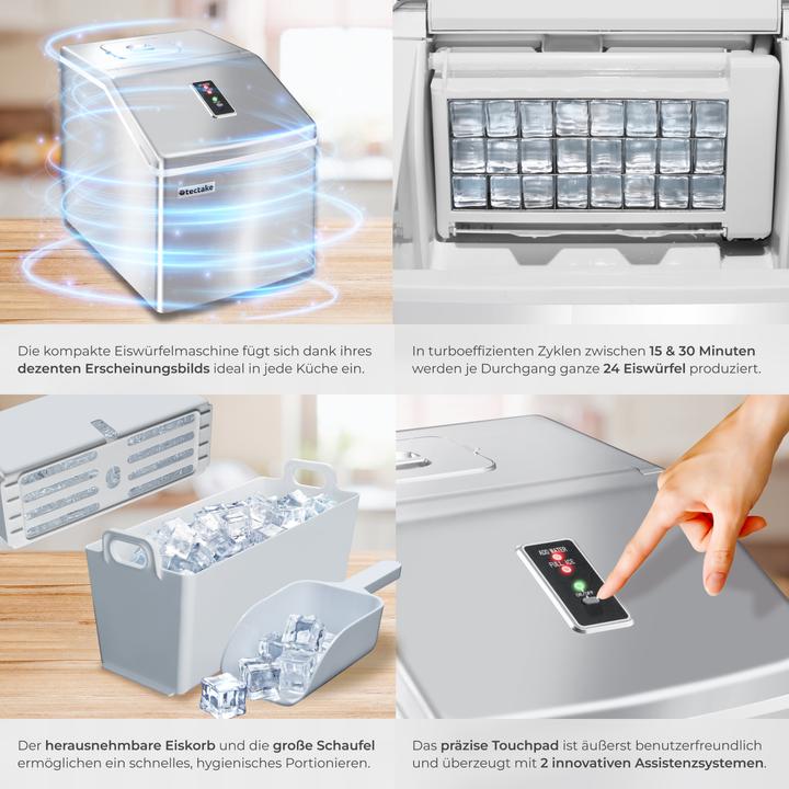 Actual product image tectake Ice cube machine (CH plug)