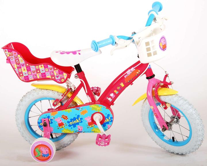 Peppa Pig Pig Kinderfiets - Meisjes - 12 inch - Roze - 2 Handremmen