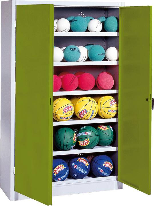 Produktbild C+P Ballschrank (HxBxT: 195x120x40 cm, mit Vollblech-Flügeltüren, Typ 3)