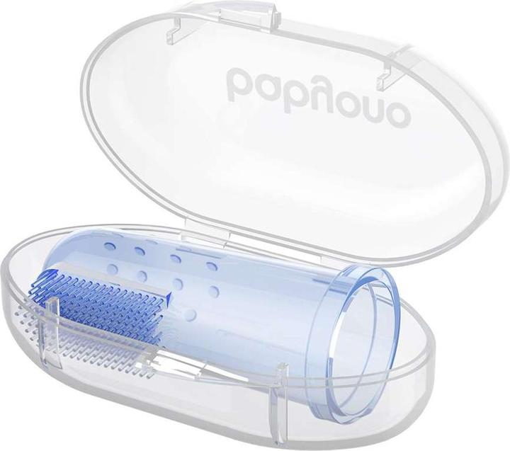 Produktbild Babyono Fingerzahnbürste aus Silikon mit Box mit Box (Weich, 1 x)