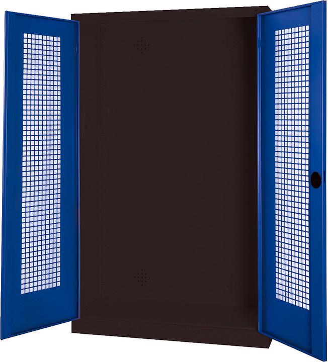 Produktbild C+P Modul-Sportgeräteschrank (HxBxT: 195x120x50 cm, mit Lochblech-Flügeltüren)
