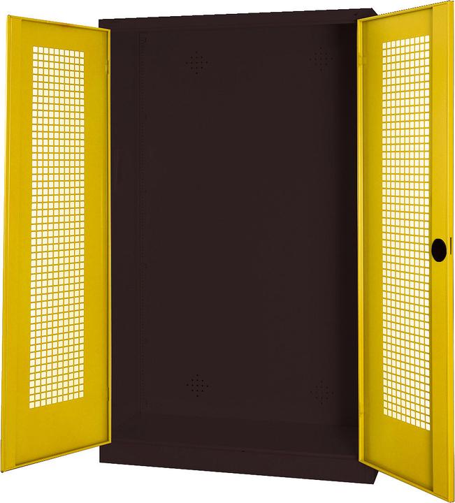 Produktbild C+P Modul-Sportgeräteschrank (HxBxT: 195x120x50 cm, mit Lochblech-Flügeltüren)