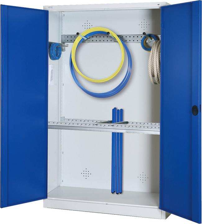 Actual product image C+P Modular sports equipment cabinet with basic equipment (HxWxD: 195x120x50 cm, with solid sheet metal